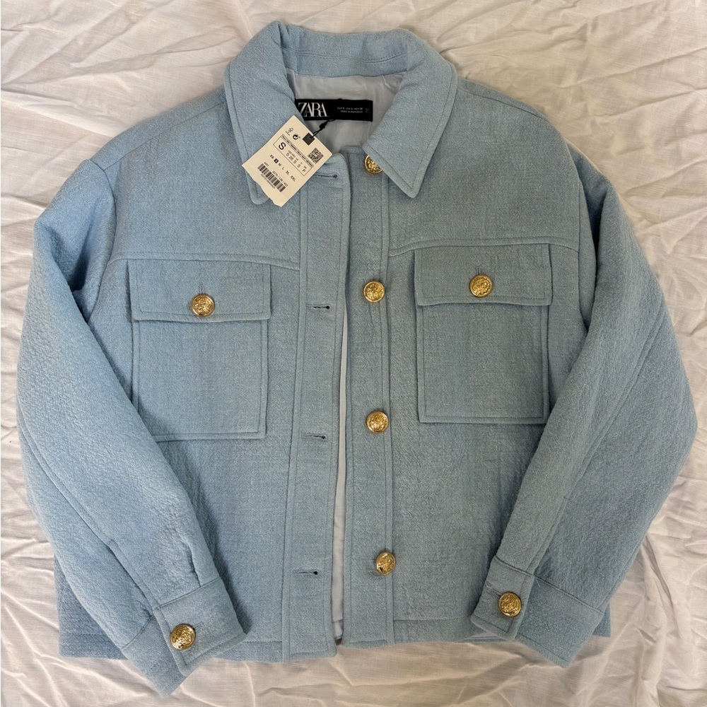 Zara Light Blue Jacket